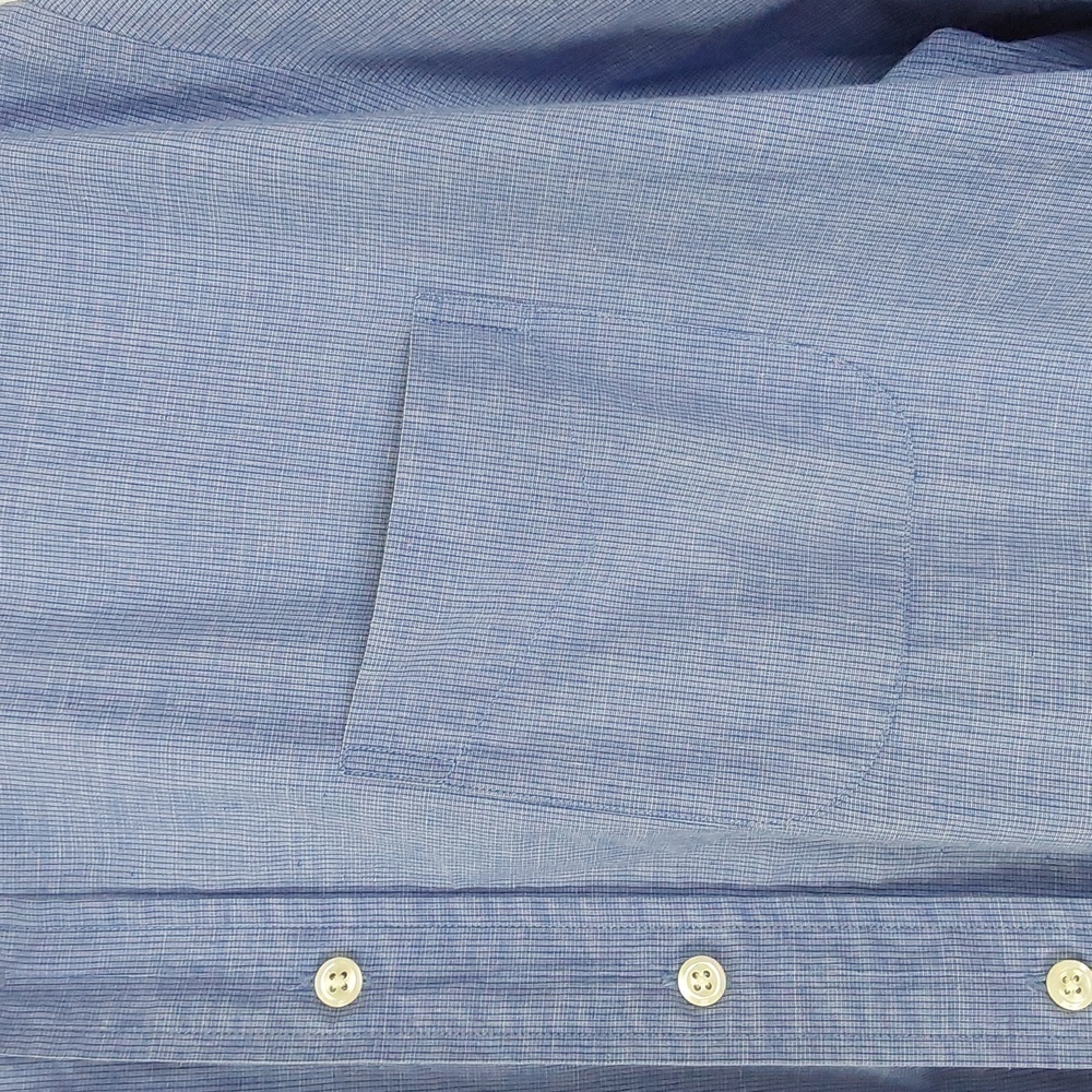 Brooks Brothers| Mens Blue Button Down Longsleeve Dress Shirt Preppy Sz.Large - Picture 3 of 9